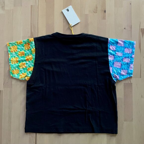 Teddy Fresh x Gentle Thrills Collab Women's Black Bear Head Shirt size Med NWT - Picture 3 of 5
